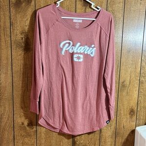 Polaris Women's Long Sleeve Tee in Rose ~ Size Large